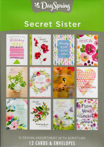 J3353 - Secret Sister - NLT, NIV, KJV,