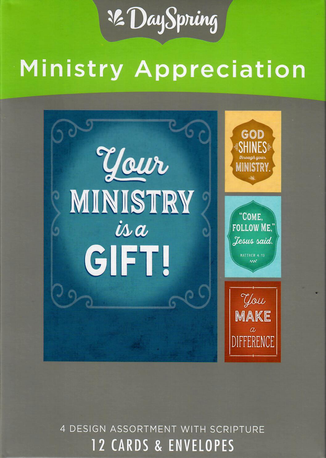 J3357 - Ministry Appreciation - KJV, NRSV, NIV