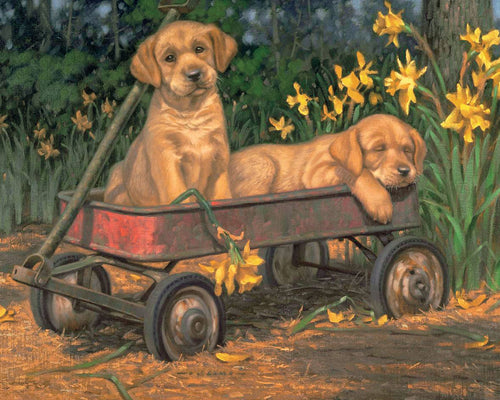 51954 - WAGGIN BUDDIES - 50 PC PUZZLE