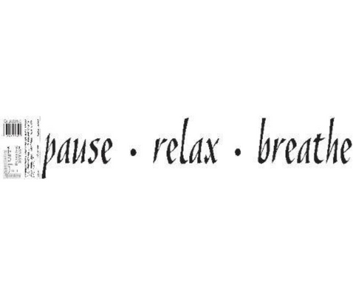 JJW006 - BORDER BYTES - PAUSE RELAX BREATHE