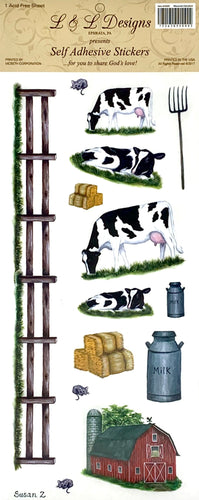 55009 - SCRAPBOOKING STICKERS - WISCONSIN DAIRYLAND