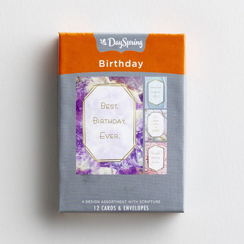 J0385 - MARBLE & GEODES - BIRTHDAY